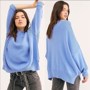 Free People Blue Easy Street Tunic Size XS